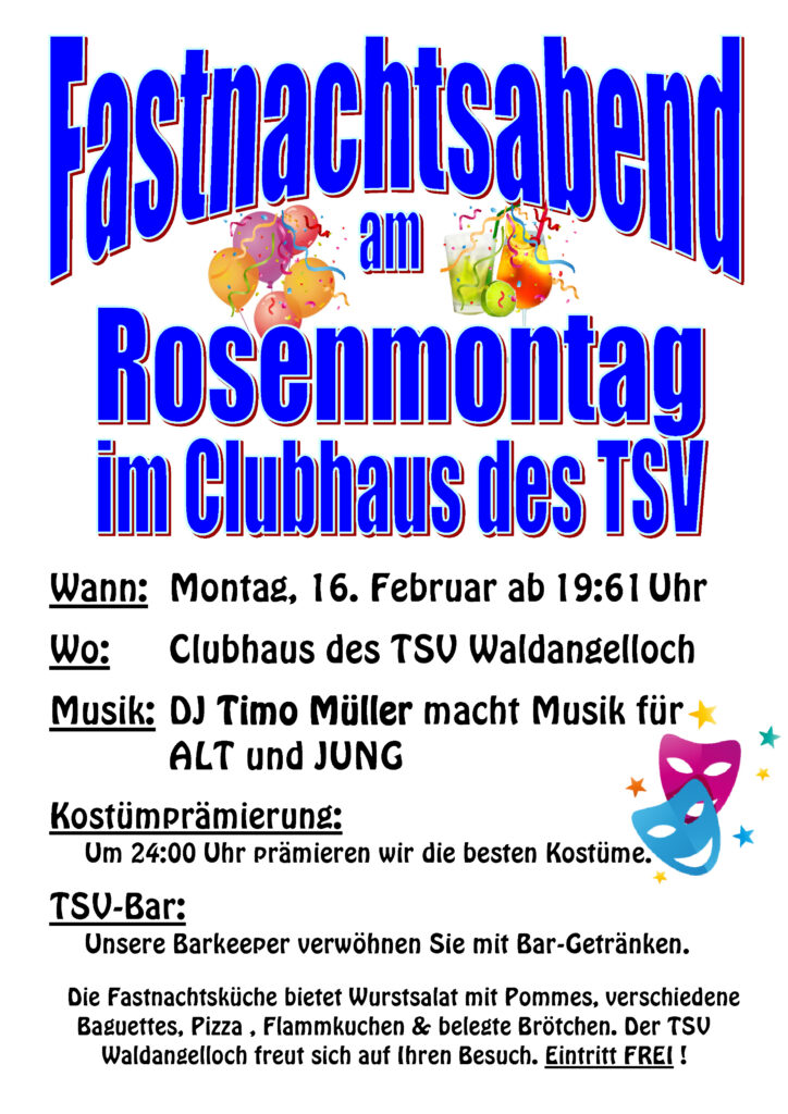 TSV Fastnachtsabend 2026